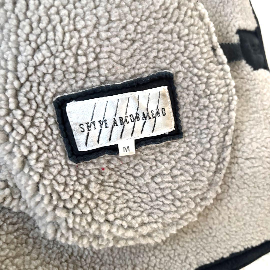 極暖　リアルムートン　ジャケット 黒 シープスキン　ボア　羊革　大きいサイズXL