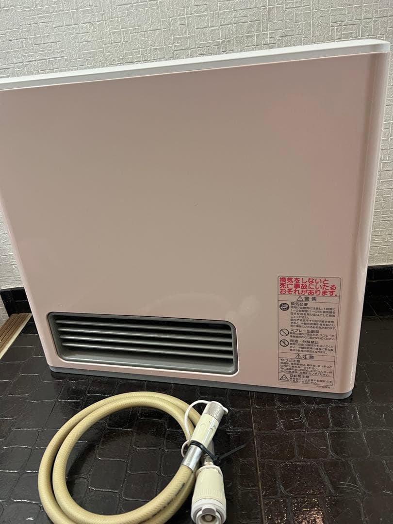 极美品送料込‼️ 2020年製‼️ ノーリツ ガスファンヒーター/ピンク/希少カラー
