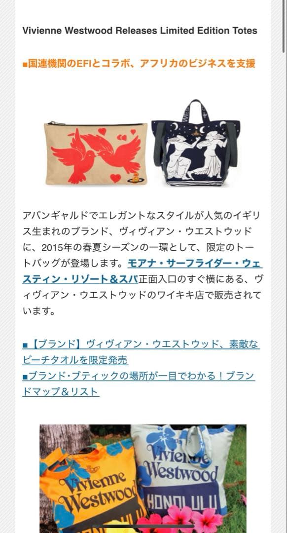 希少品⭐︎【ハンドメイド】ヴィヴィアンウエストウッド　EFIコラボ　アフリカバッグ