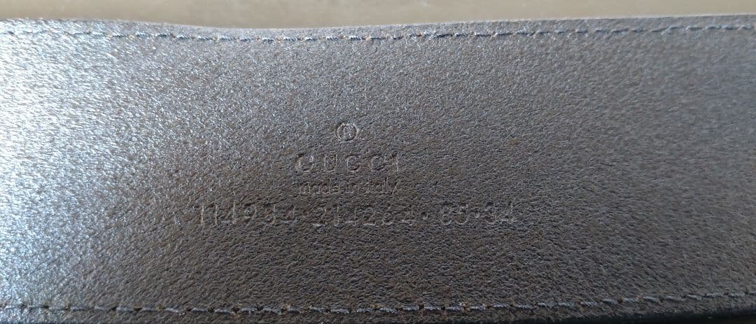 GUCCI グッチ レザー ベルト メンズ