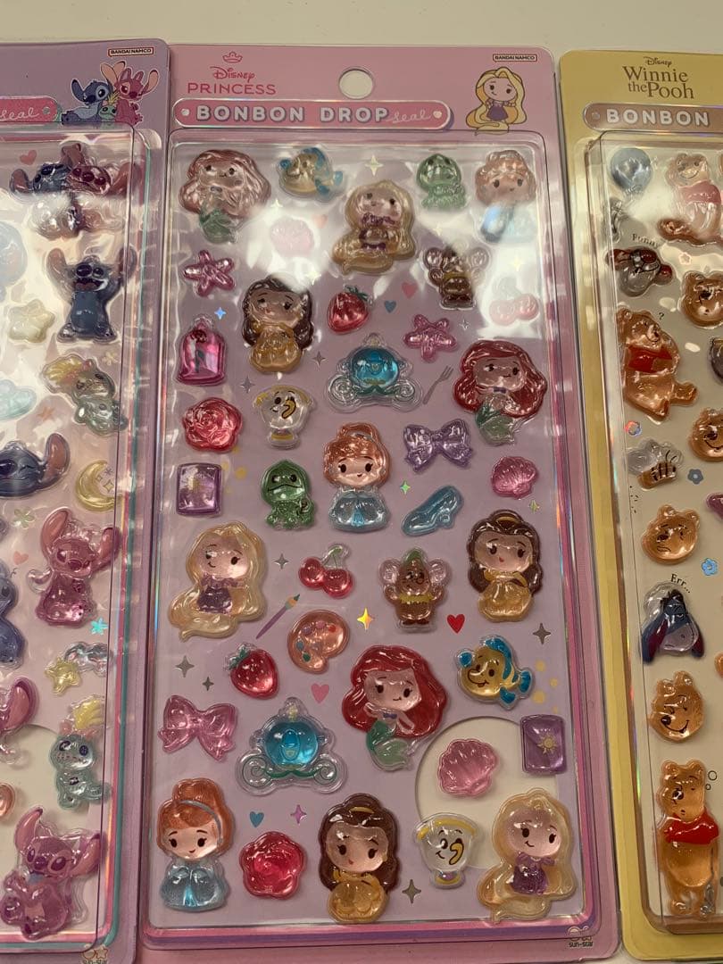 【正規品】ボンボンドロップシール　ディズニー　8種類