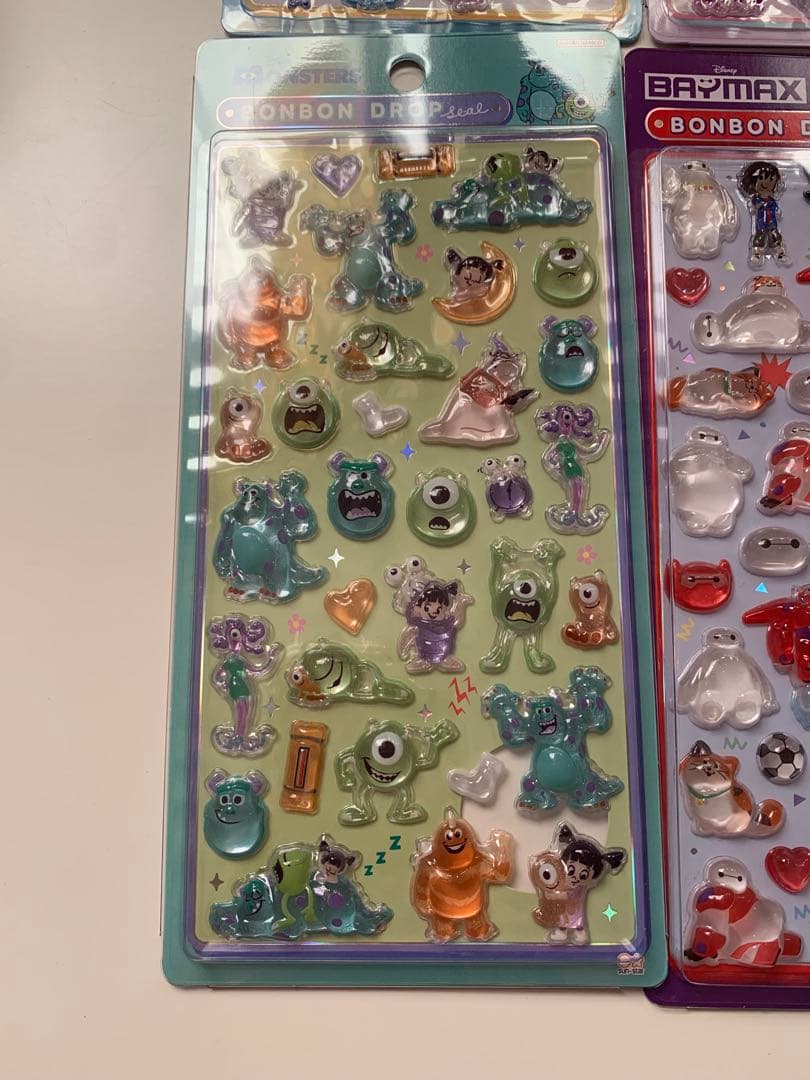【正規品】ボンボンドロップシール　ディズニー　8種類