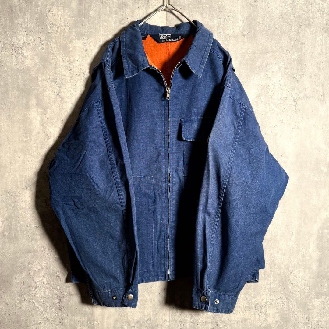 ⭐️希少⭐️ラルフローレン スウィングトップジャケット M デニム 80s 三角タグ