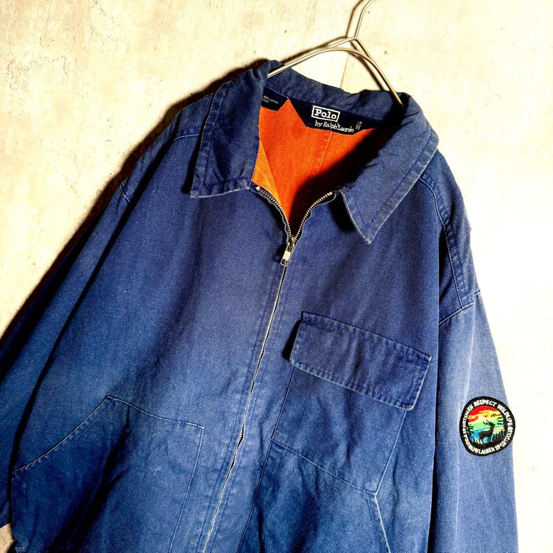 ⭐️希少⭐️ラルフローレン スウィングトップジャケット M デニム 80s 三角タグ