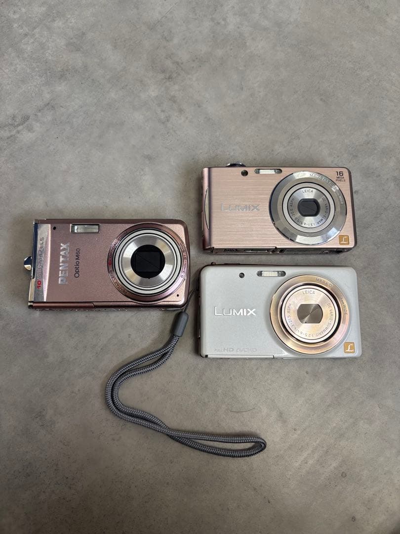 A*C様 ジャンク　LUMIX & PENTAX コンパクトデジタルカメラ 3台
