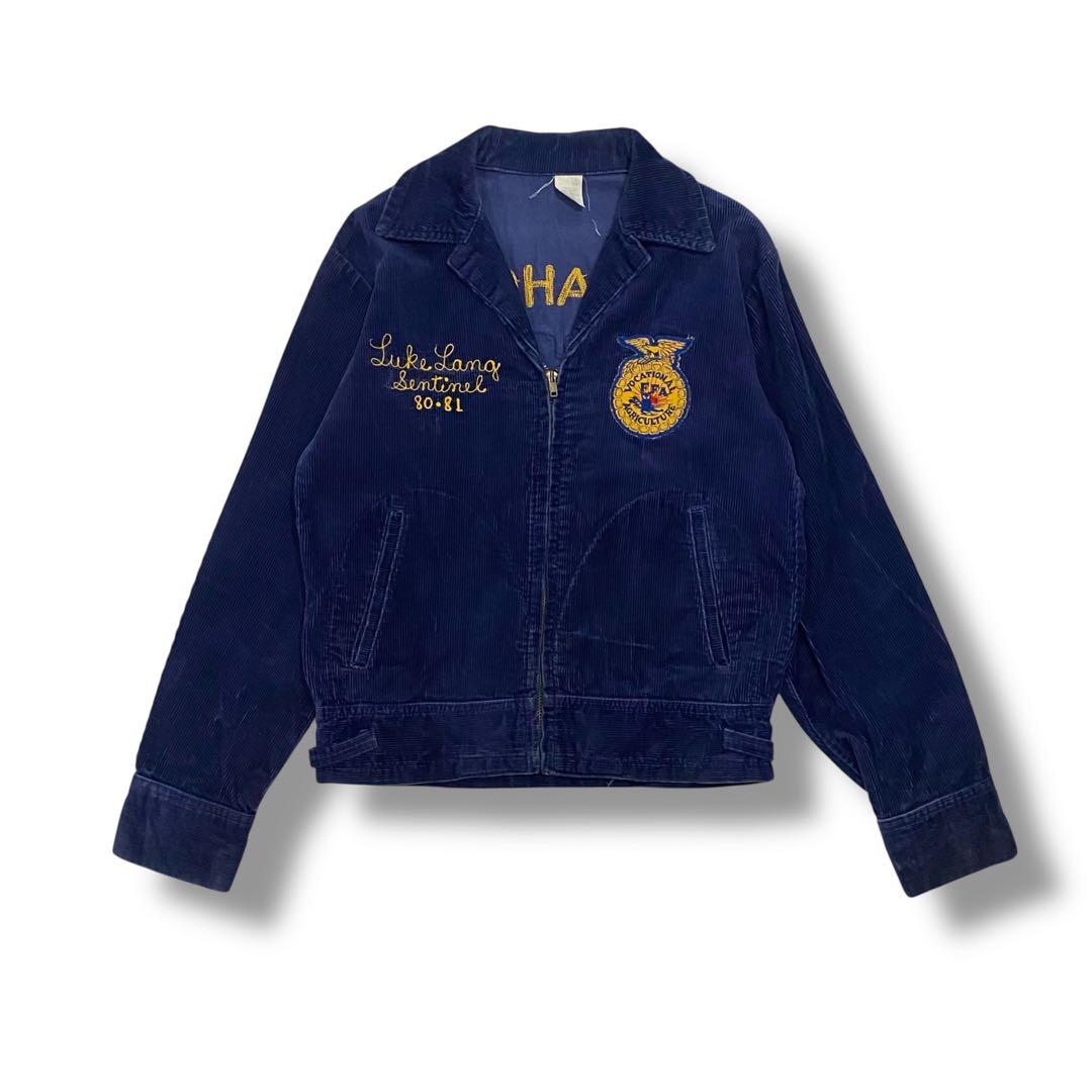 80s FFAジャケット　ヴィンテージ　コーデュロイジャケット