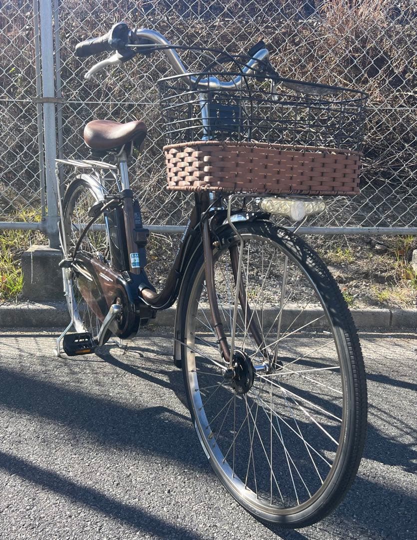 パナソニック電動アシスト自転車エコナビ付き26インチ5x5関東圏配送可能