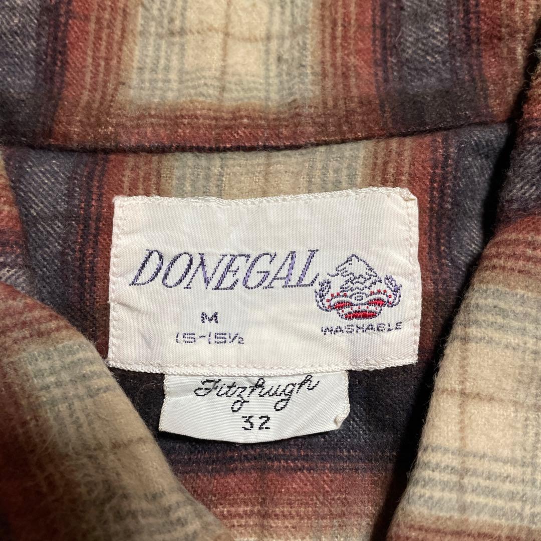 60s vintage プリントネルシャツ