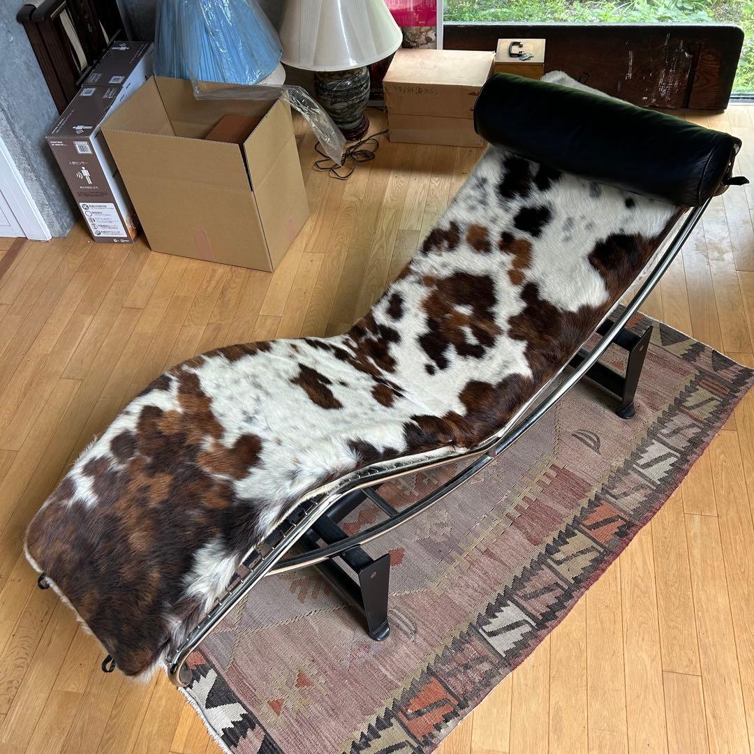 ル・コルビジェ LC4 シェーズロング　ハラコと本革　大塚家具