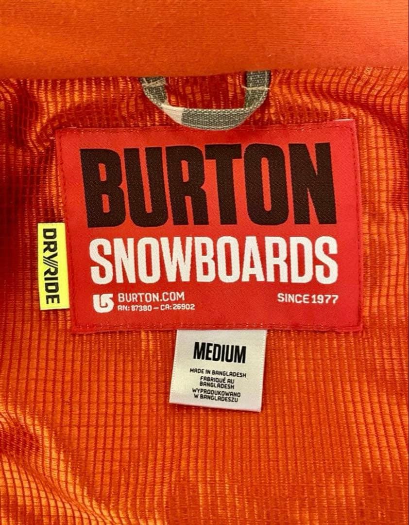 BURTON スノーボードウェア Mサイズ 迷彩/カモフラ