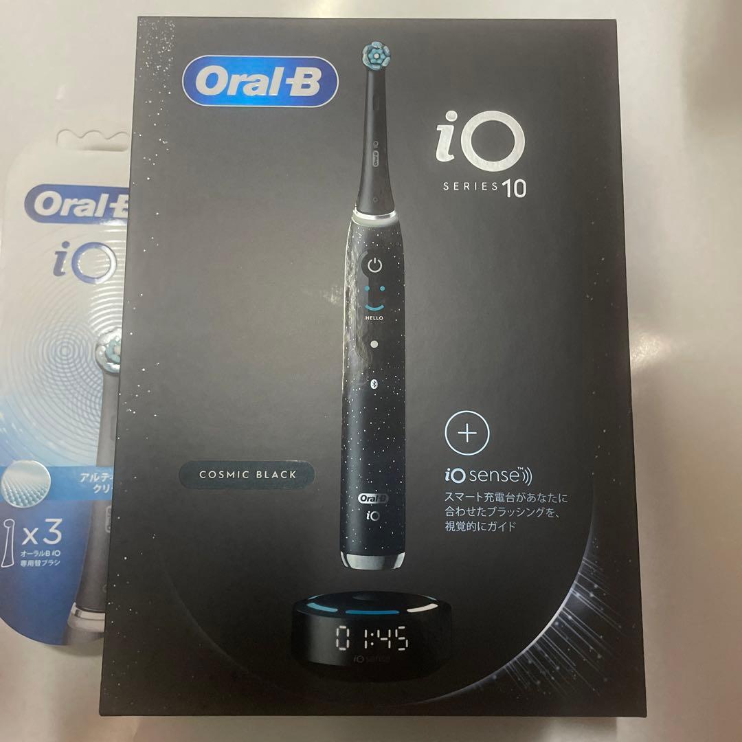 オーラルB iO10コズミック　ブラック　➕替ブラシ３本