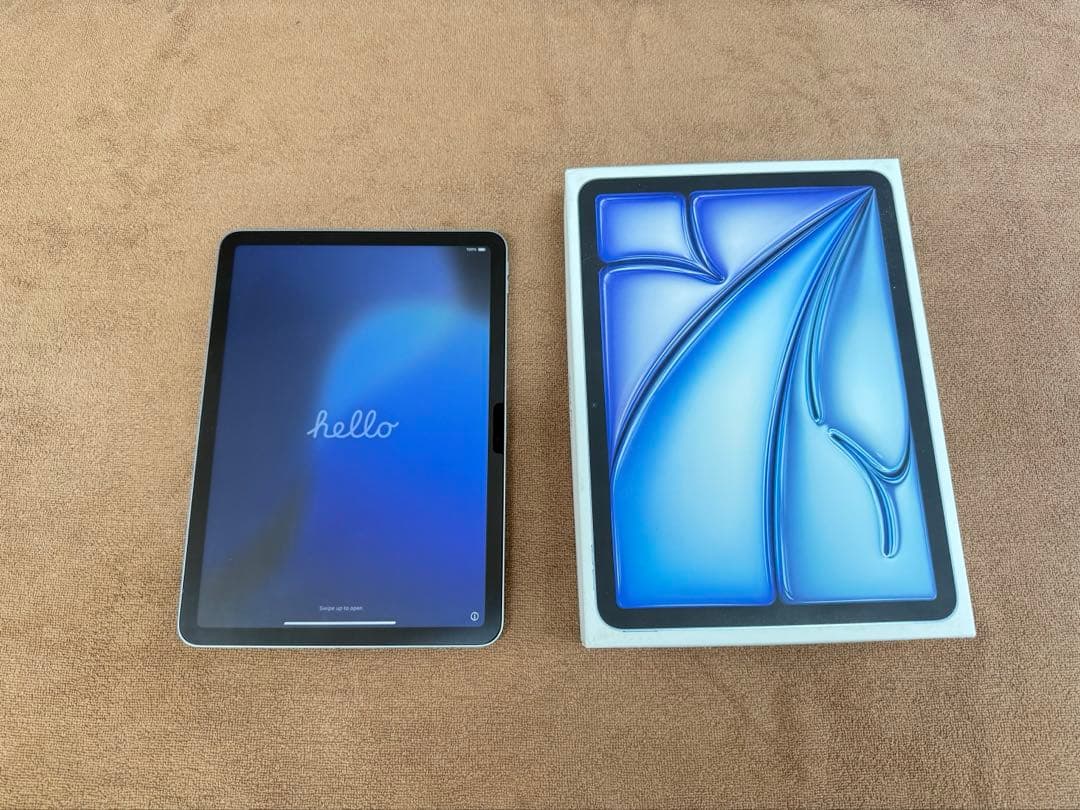 M2 iPad Air 11インチ ブルー 128GB Wi-Fiモデル 美品