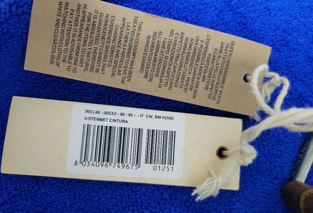 DIESEL レザーベルト　ロゴ付き