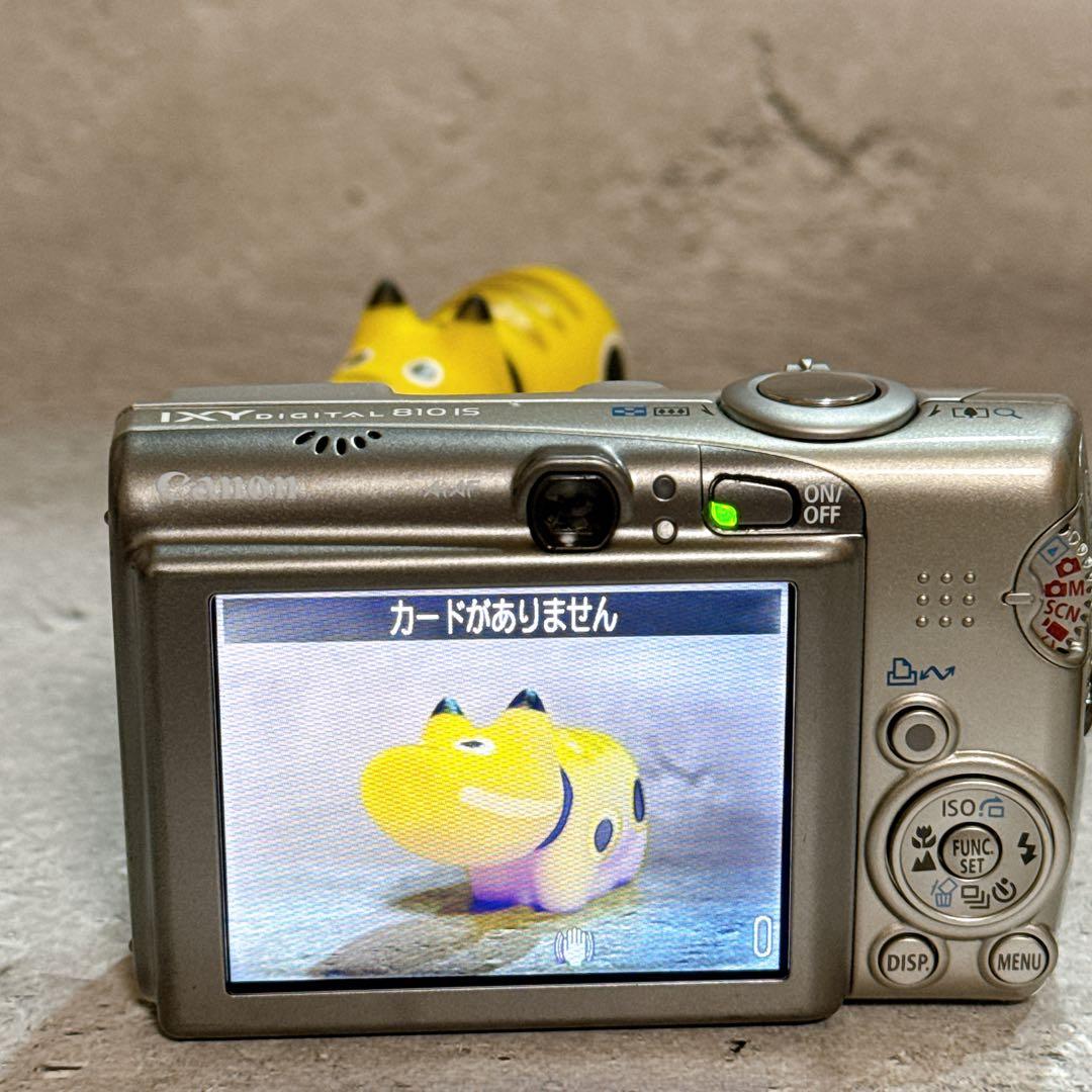 【美品】Canon IXY DIGITAL 810 IS シルバー 付属品あり