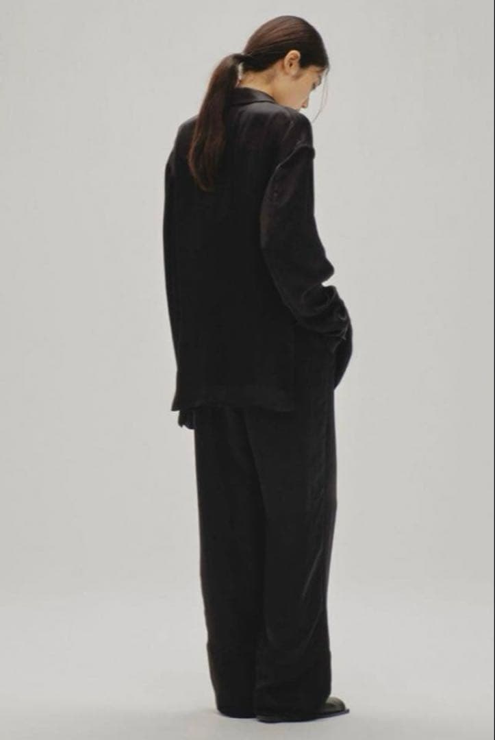 todayful SATIN OVER JACKET ブラック 36