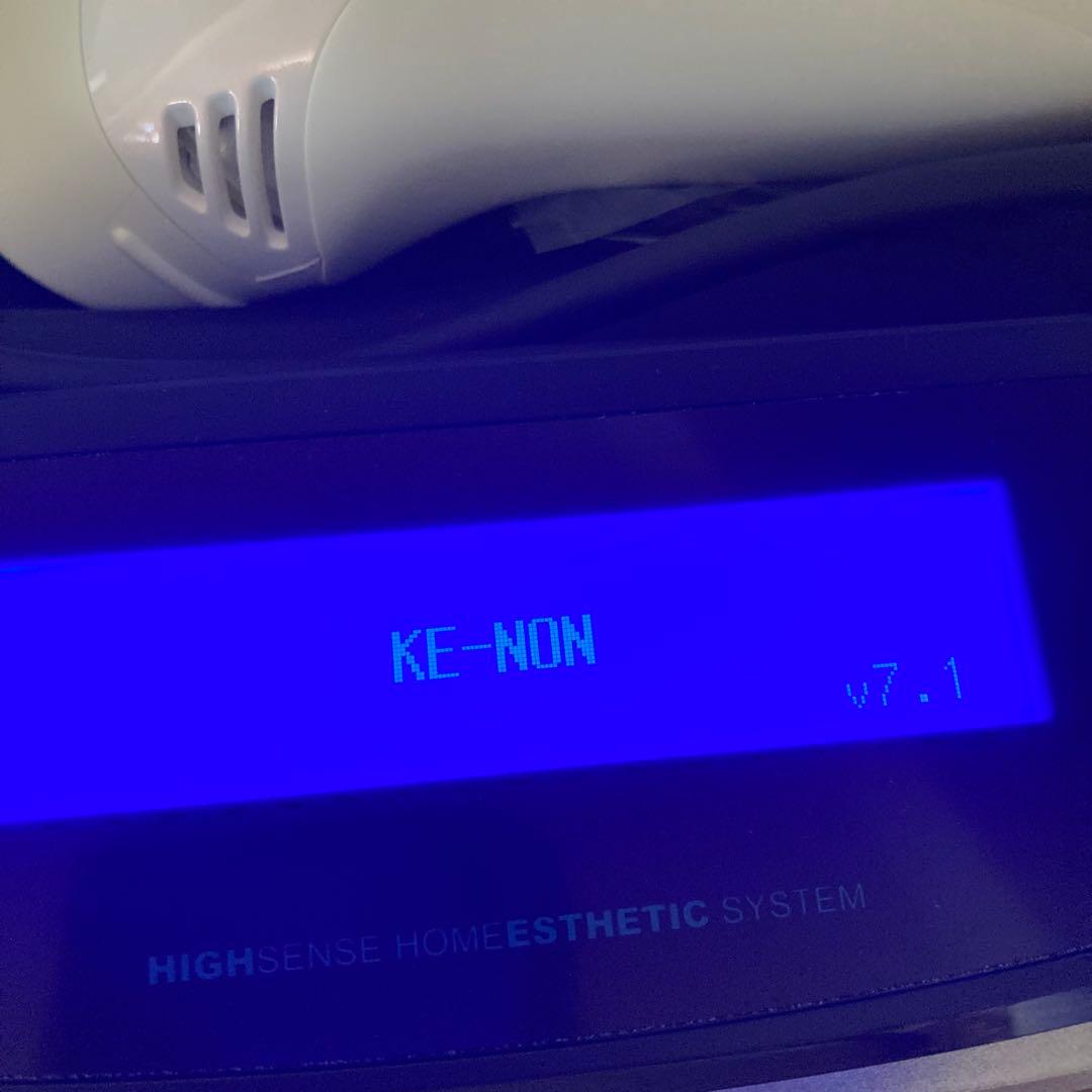 ケノン脱毛器　ver7.1 夏　美容　パールホワイト