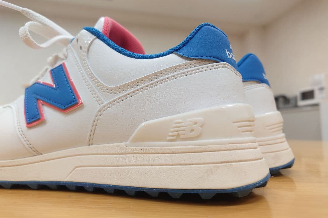 着用1回☆ニューバランス574 v3 SLスパイクレスゴルフシューズ24.5cm