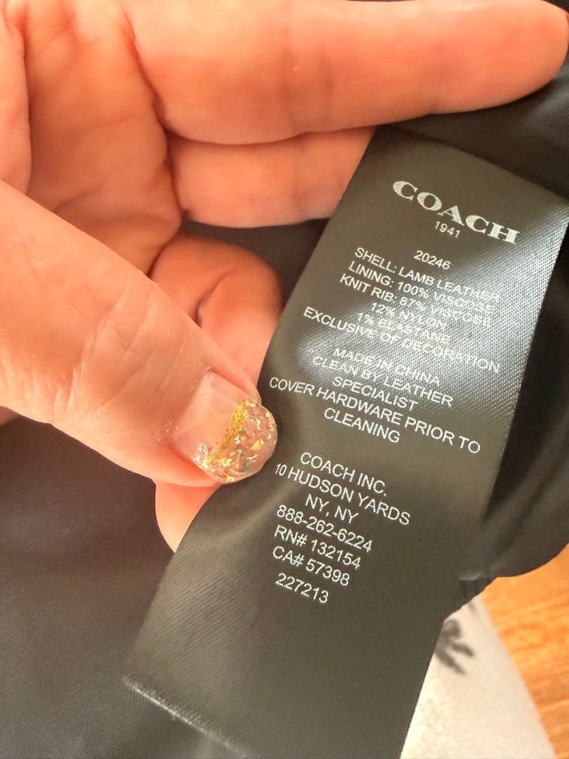 COACH 1941 ワインレッド レザージャケット