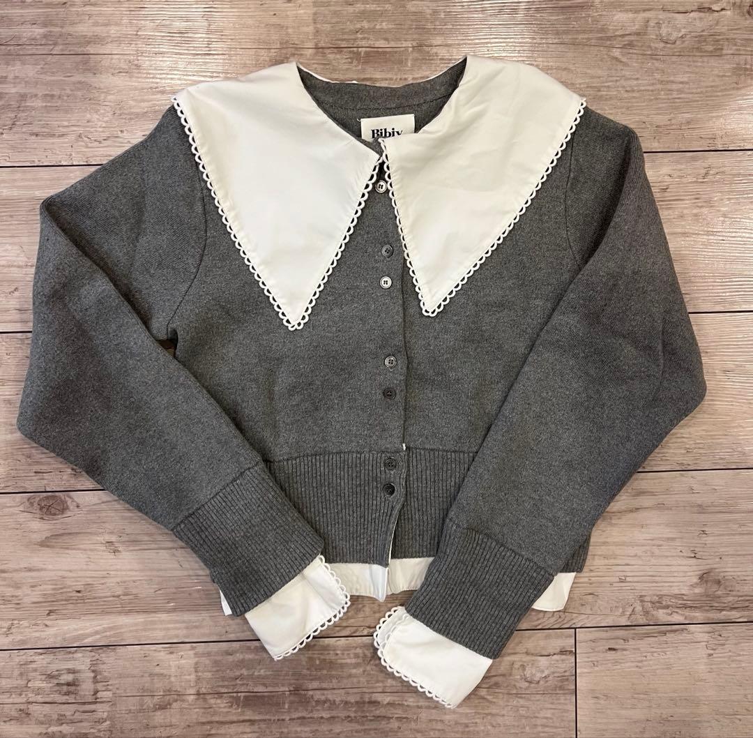 トップス Bibiy. PATTY PILGRIM TOP GRAY