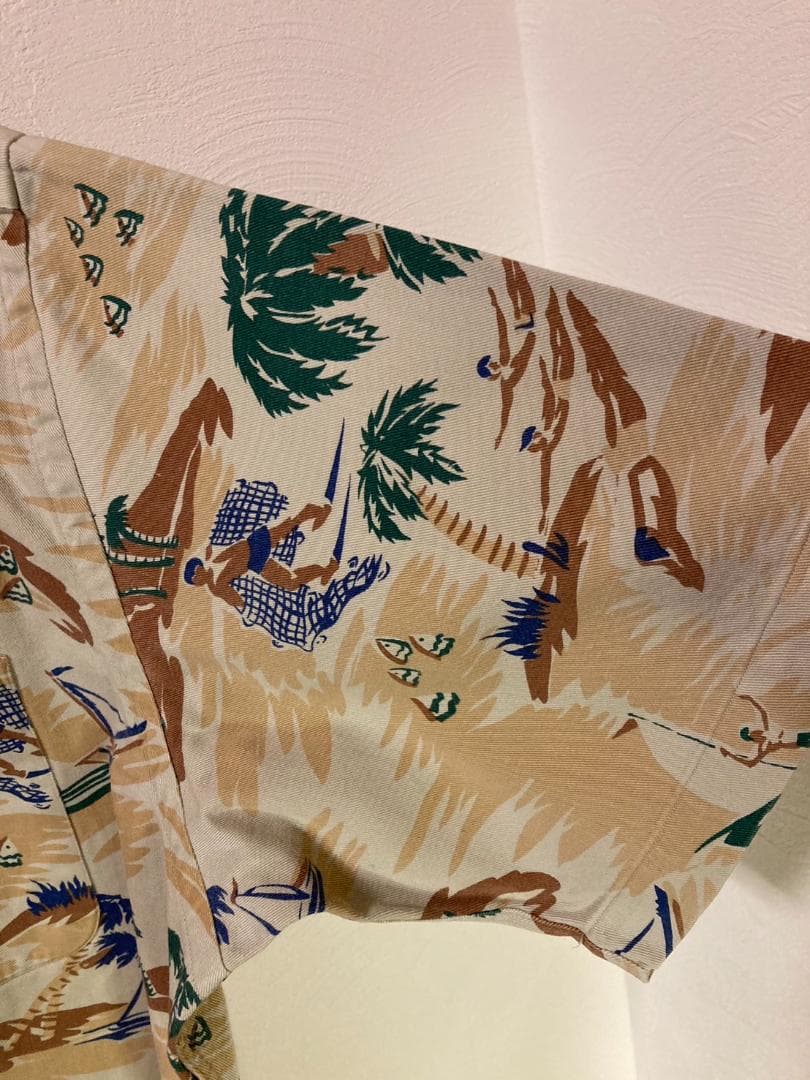 ②RRL アロハシャツ 三つ星 ダブルアールエル ラルフローレン Ralph