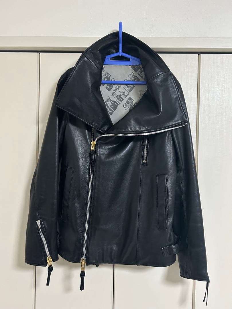 激レア ヴィヴィアンマン ホースレザージャケット 48 ライダース ハイネック