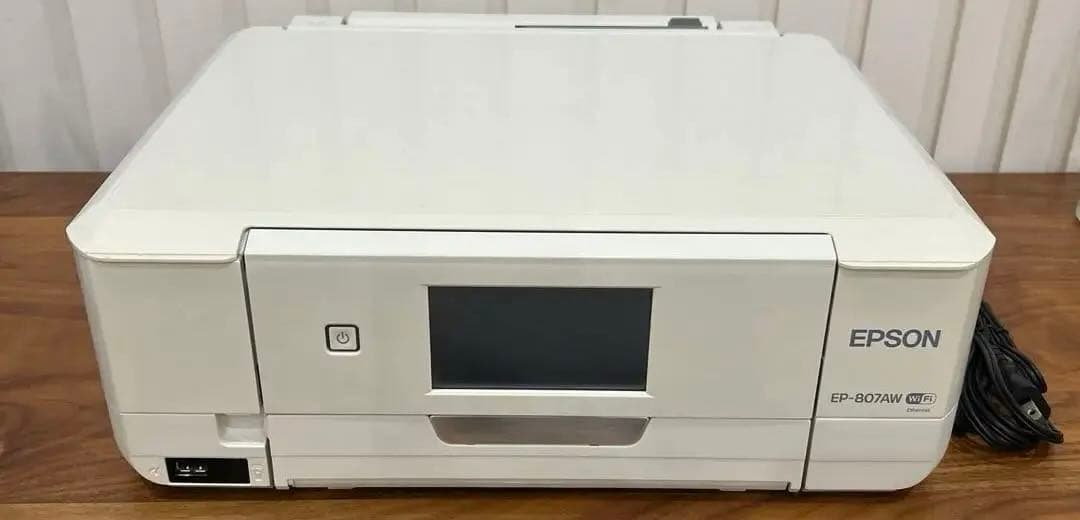 美品　EPSON エプソン　EP-807AW プリンター　WiFi対応　インク付
