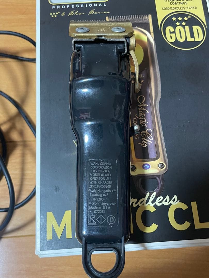 WAHL Magic Clip Cordless ゴールドバリカン