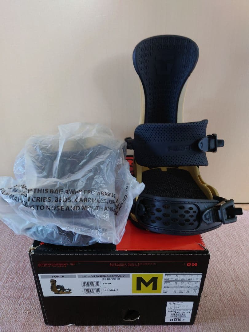 UNION FORCE ビンディング Mサイズ SAND メンズ 未使用