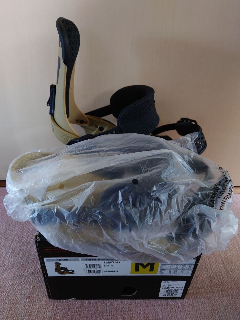 UNION FORCE ビンディング Mサイズ SAND メンズ 未使用
