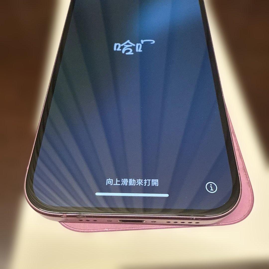 iPhone16 ピンク 本体 256G バッテリー最大容量98% 少し傷あり