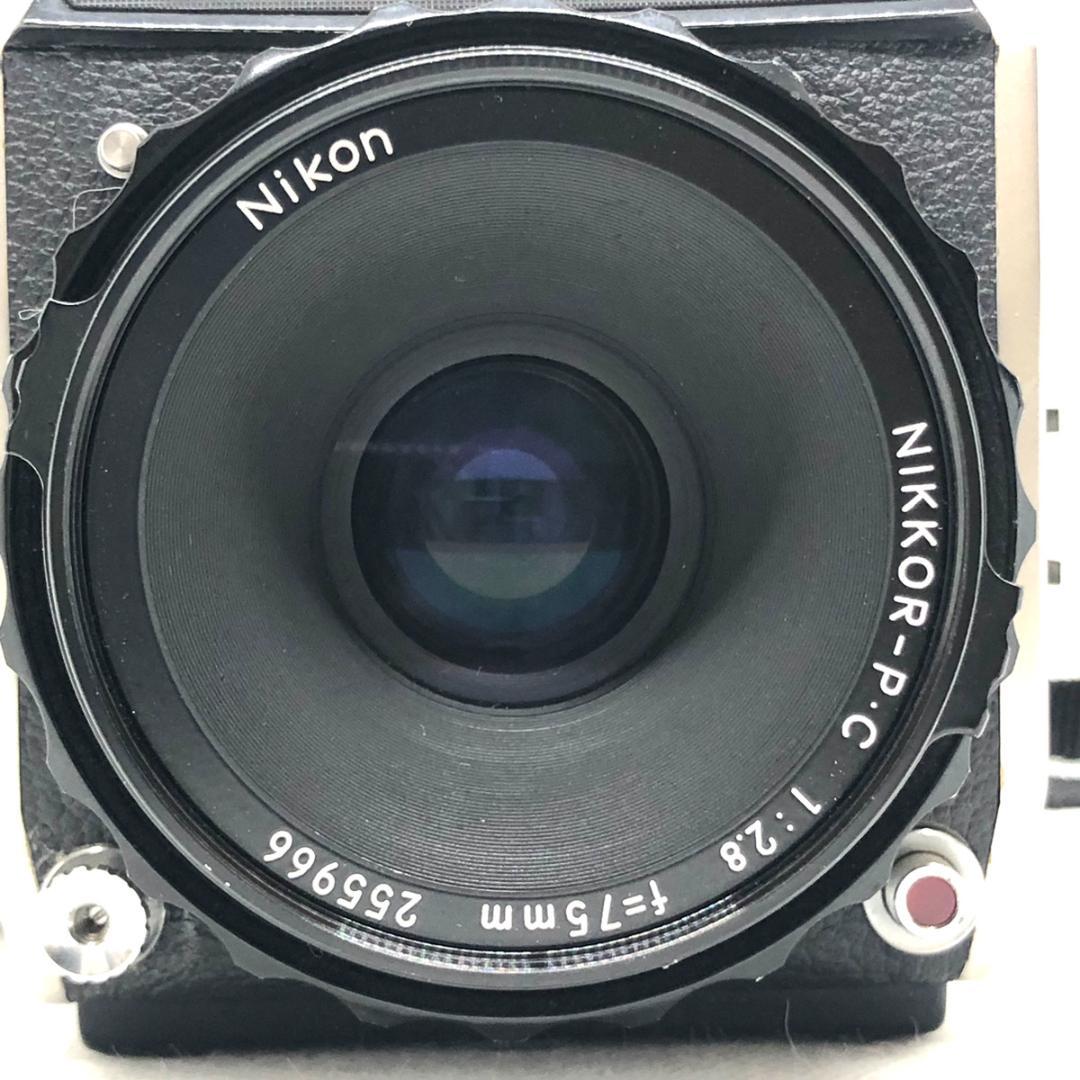 【C6977】BRONICA EC + NIKKOR-P C 75mm 2.8