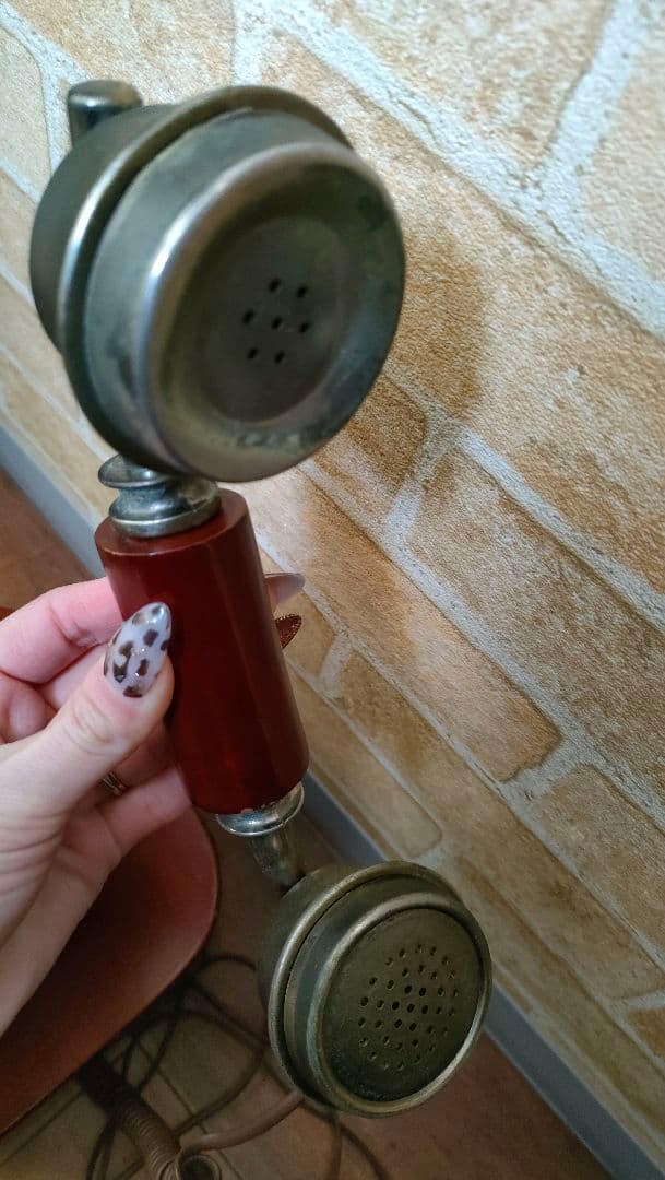 ZHIYIN COLLECTION 木製電話機 アンティーク風