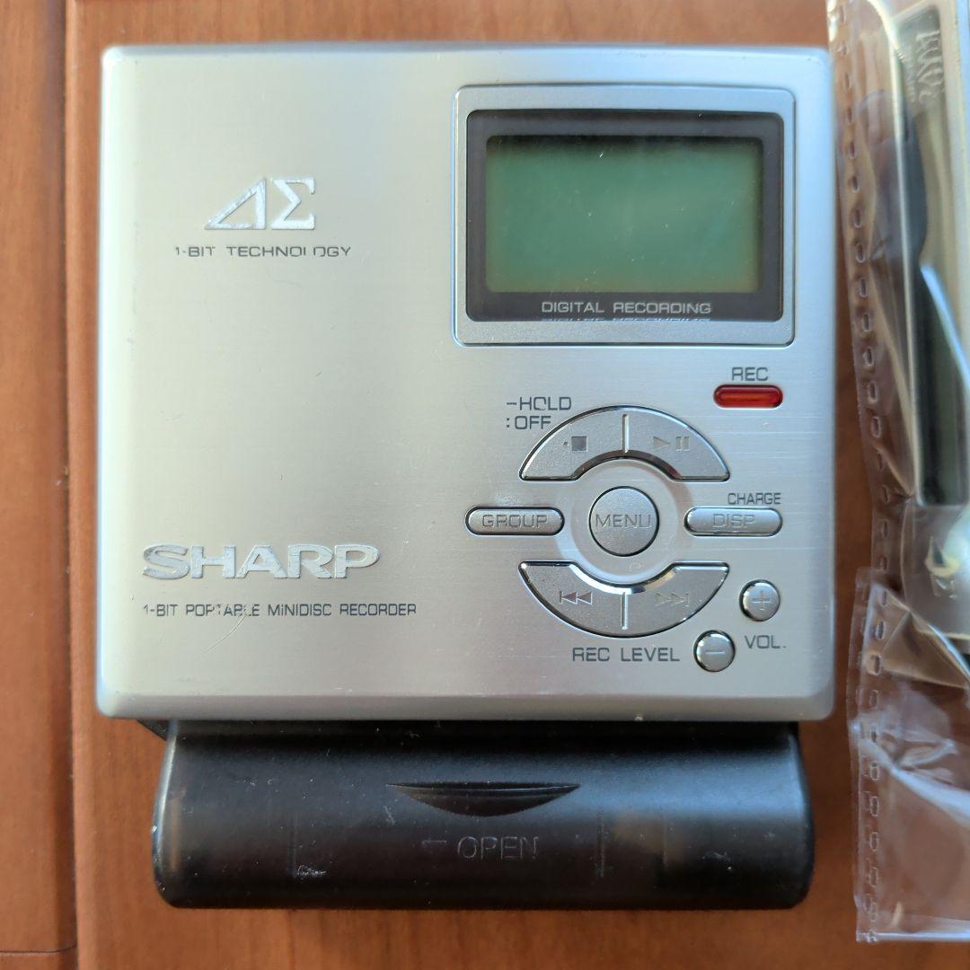ポータブルプレーヤー SHARP 1-BIT PORTABLE MINIDISC RECORDER