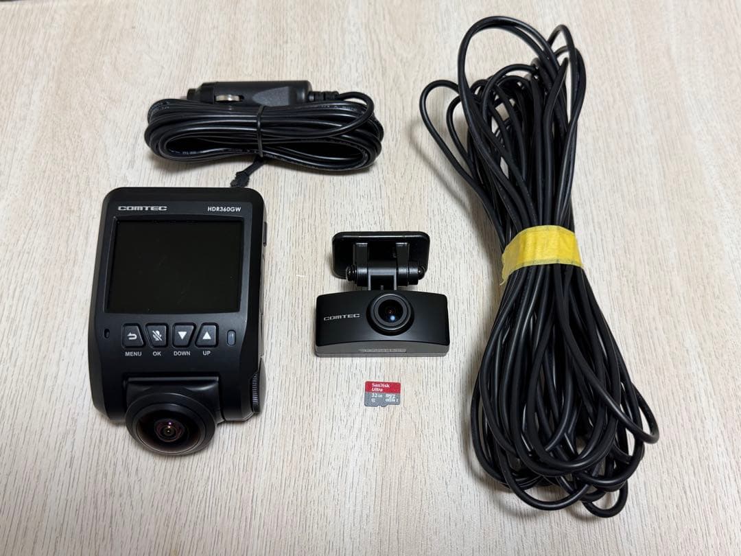コムテック ドライブレコーダー HDR360GW