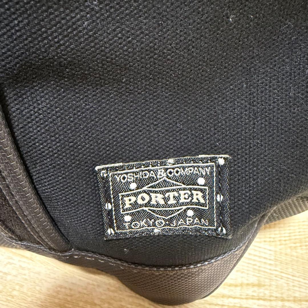 PORTER GIRL ボーイフレンド トート A4可 黒 ポーチ付