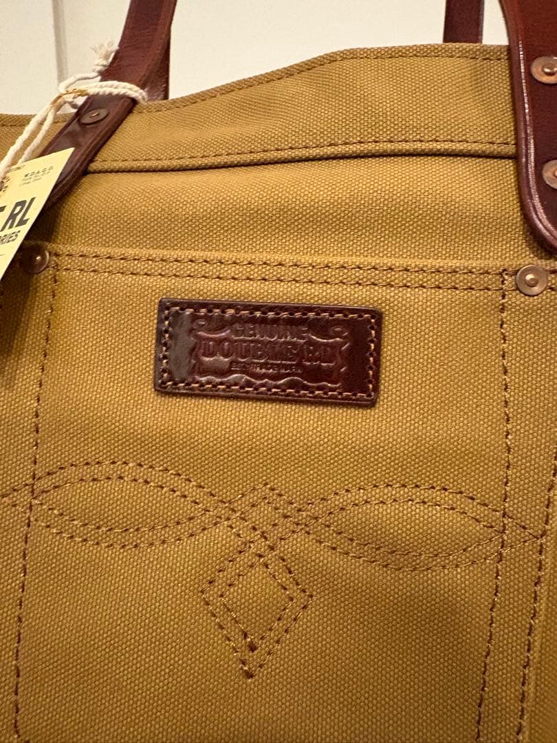 【未使用】RRLトートバッグ カーキ メンズ ラルフローレン キャンバス