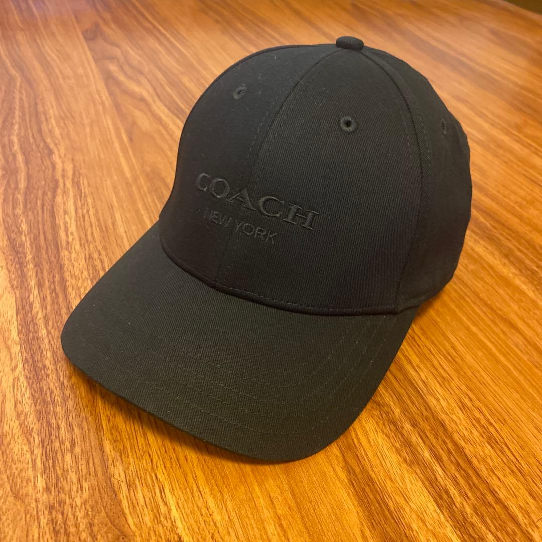 COACH ブラック ベースボールキャップ