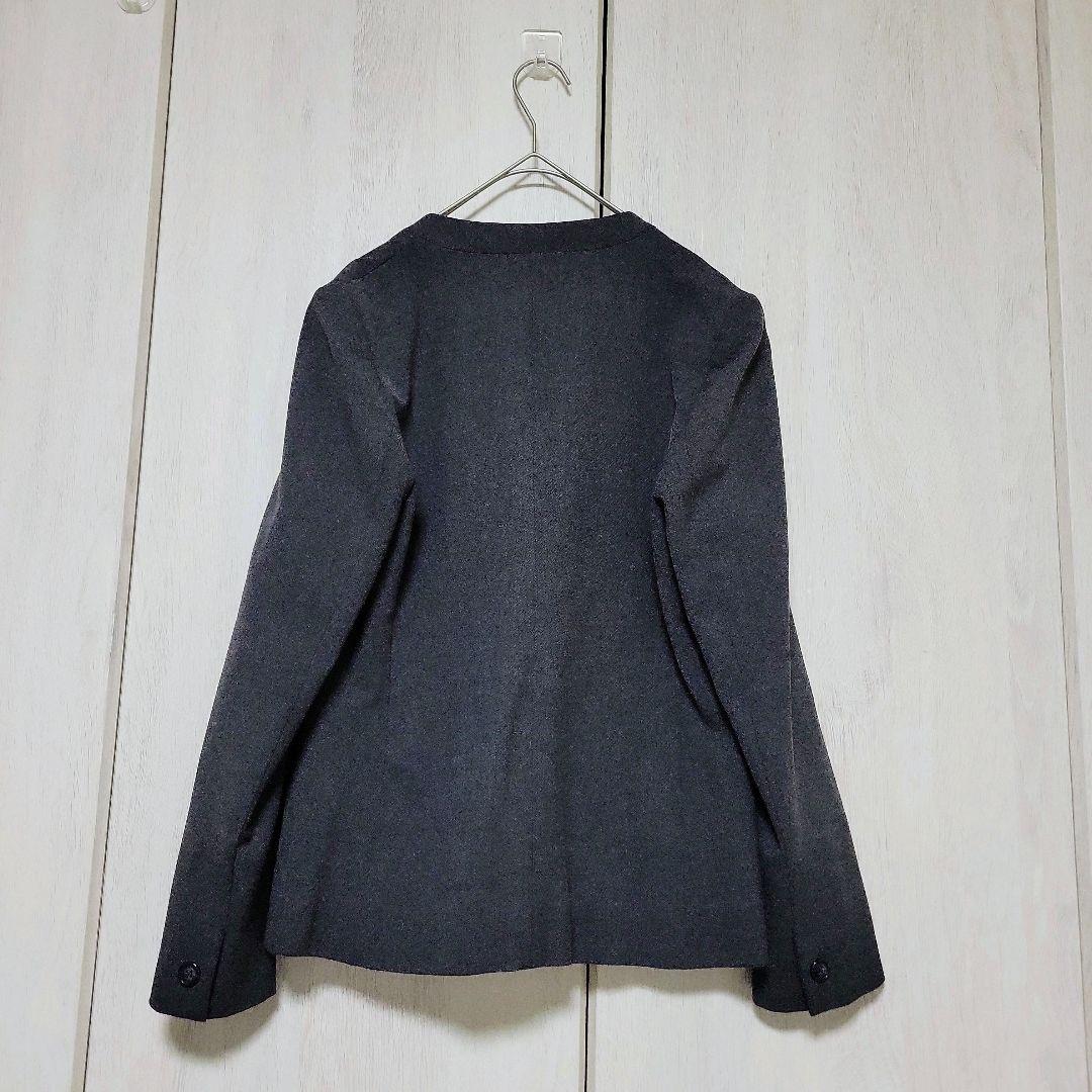 PLST プラステ ウォームリザーブ ノーカラージャケット ワイドパンツ S