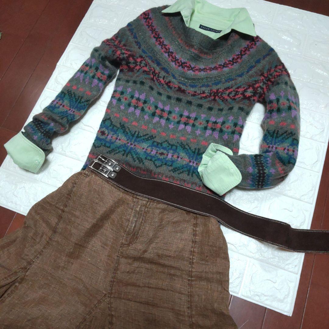 専用・ラルフローレン・ニット・セーター・フェアアイル柄