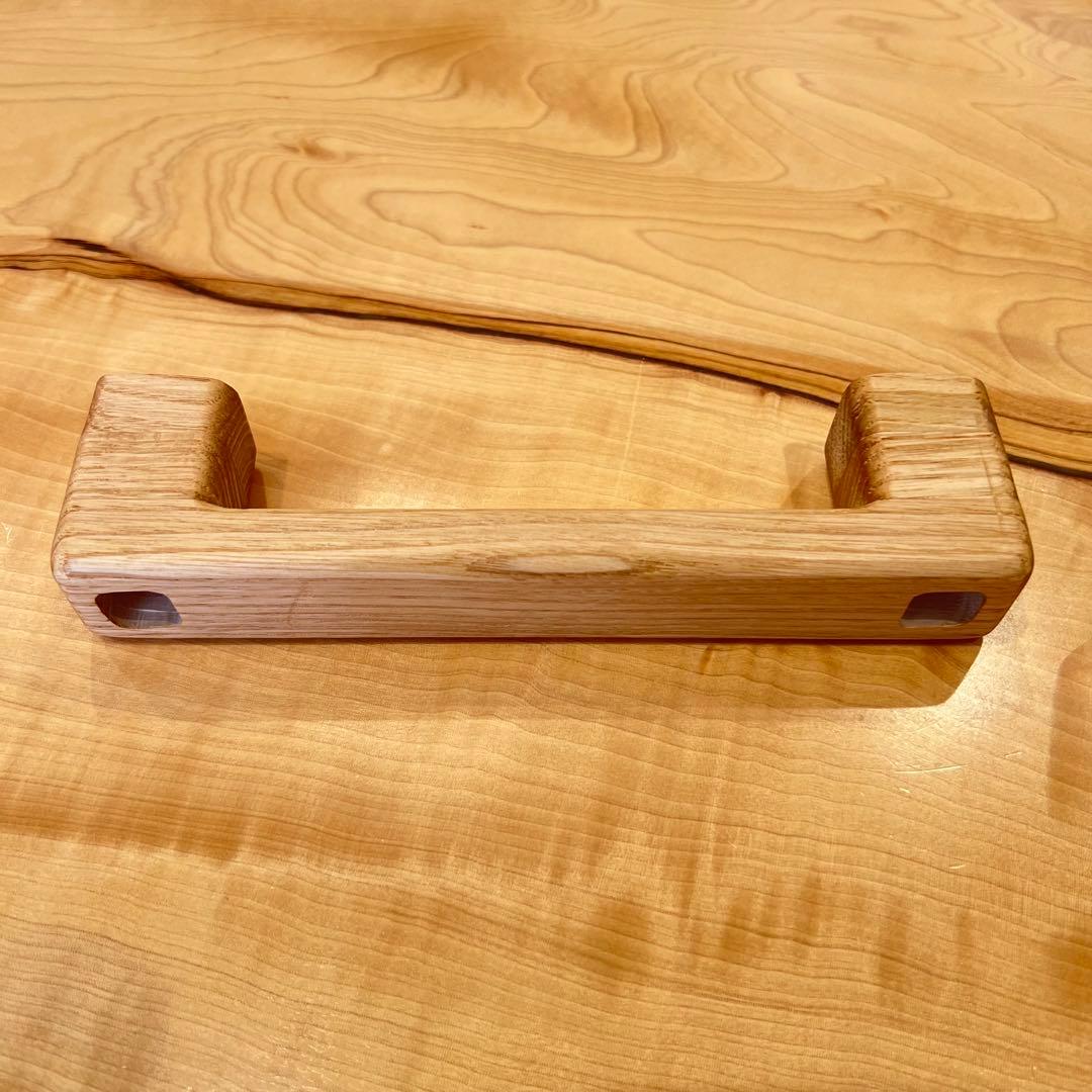 木製アシストグリップ&シフトノブ(チェスナット)ハイエース用