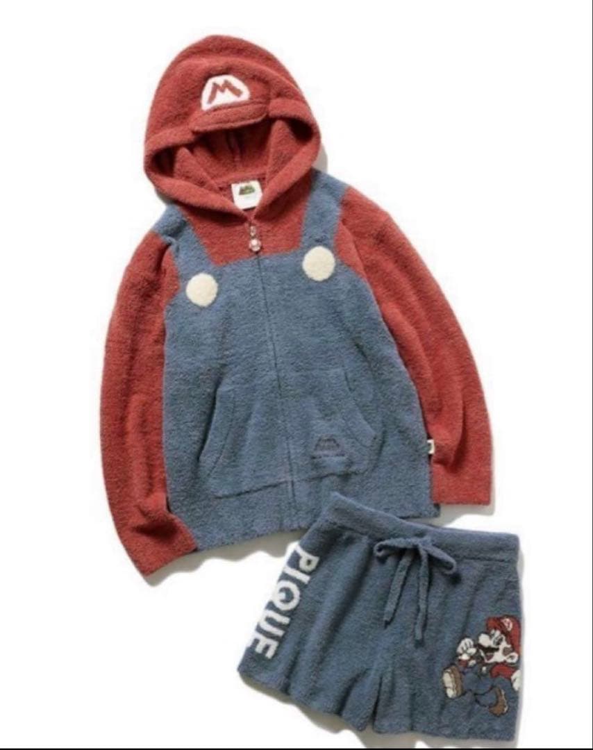 ジェラートピケ　マリオ パーカー＆ショートパンツ