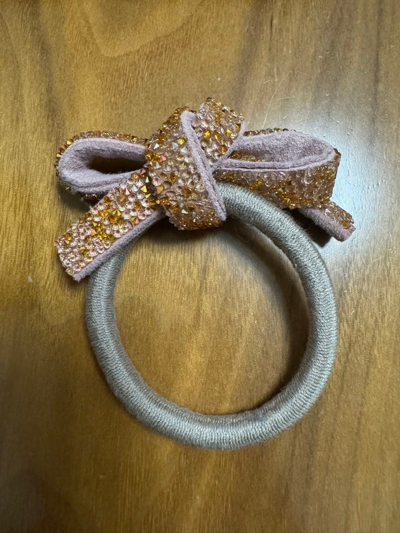 【超美品】acca 新作　ソバーリボンドレスポニー　ピンク