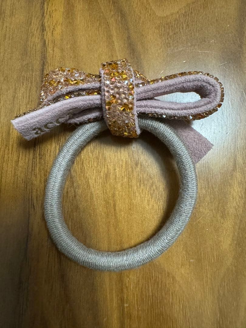 【超美品】acca 新作　ソバーリボンドレスポニー　ピンク