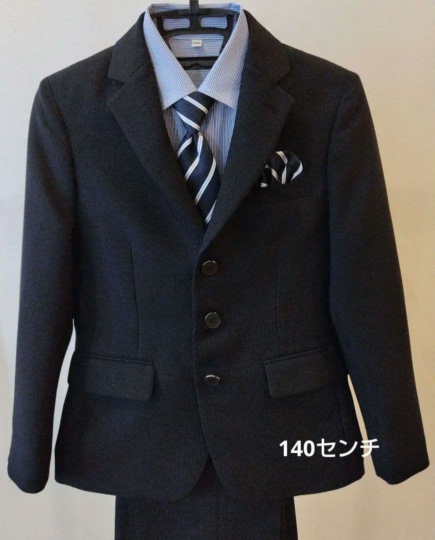 小学校　入学式　卒業式　冠婚葬祭　フォーマル男児　スーツセット　140センチ