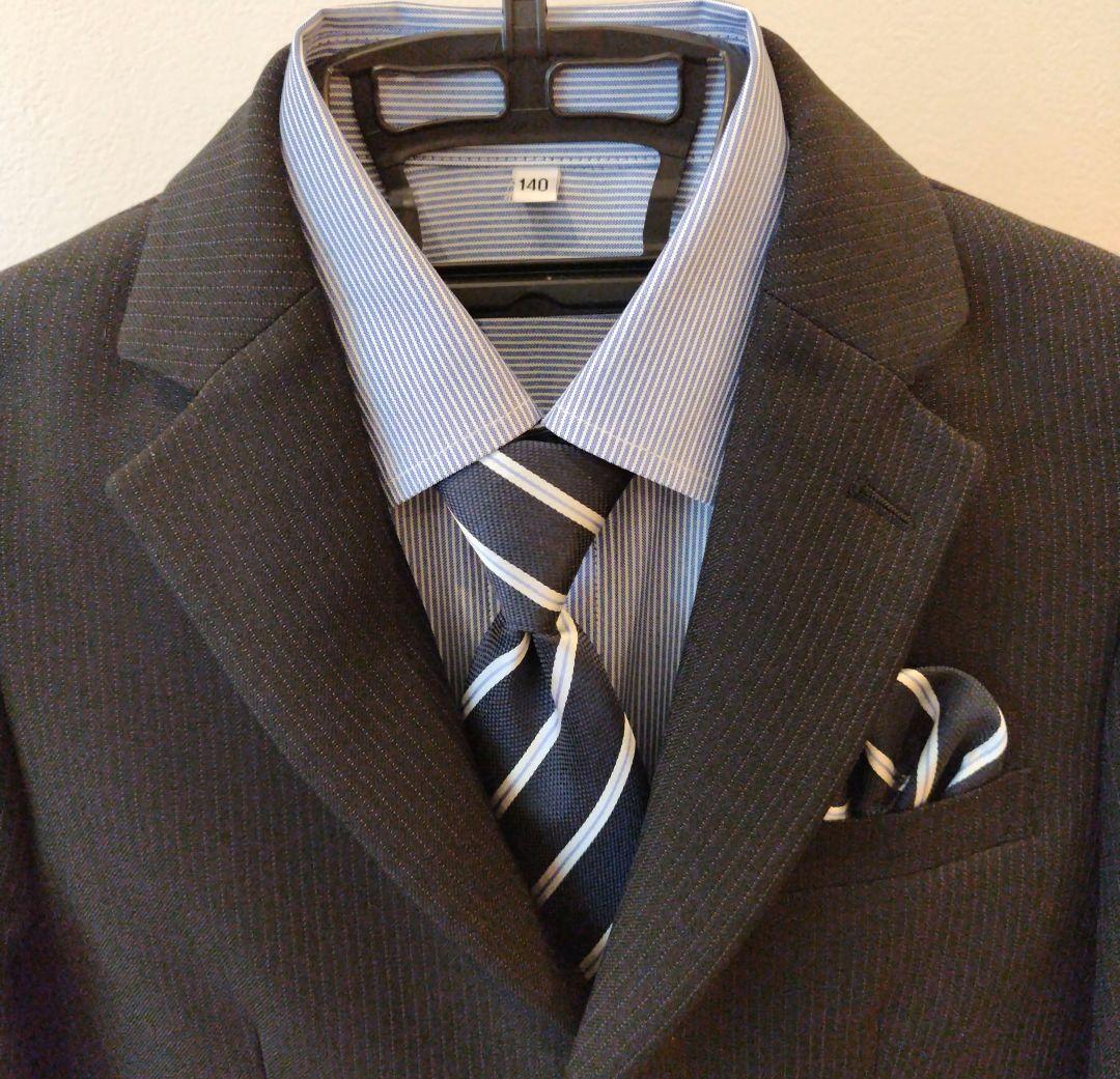 小学校　入学式　卒業式　冠婚葬祭　フォーマル男児　スーツセット　140センチ