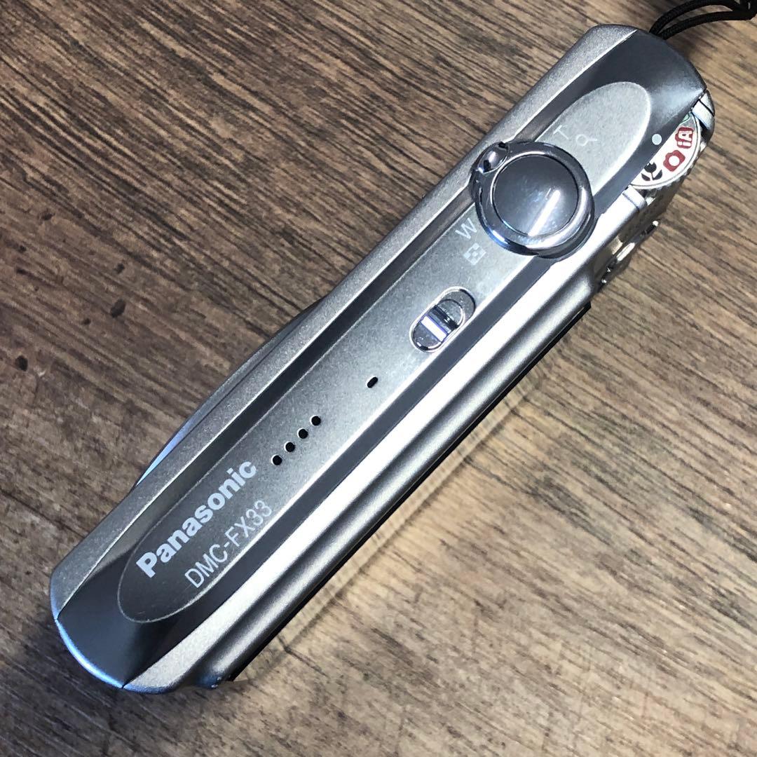 動作確認済 Panasonic LUMIX DMC-FX33 シルバー