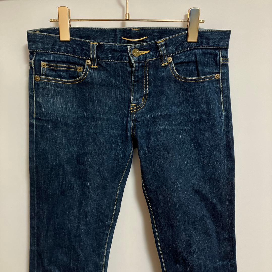 【サンローランパリ】デニム　ジーンズ　スリム　カジュアル　濃紺　28