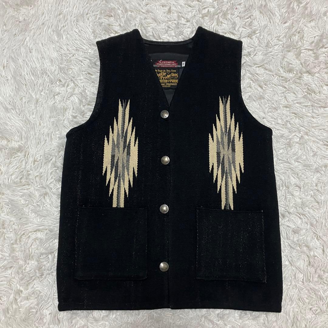美品　CENTINELA ベスト 36サイズ ブラック