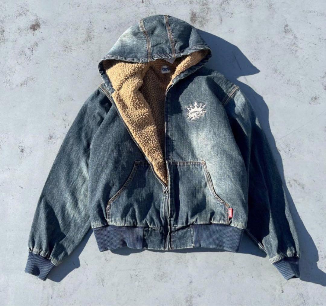 9090 King Logo Zip Hoodie (ボアタイプ)