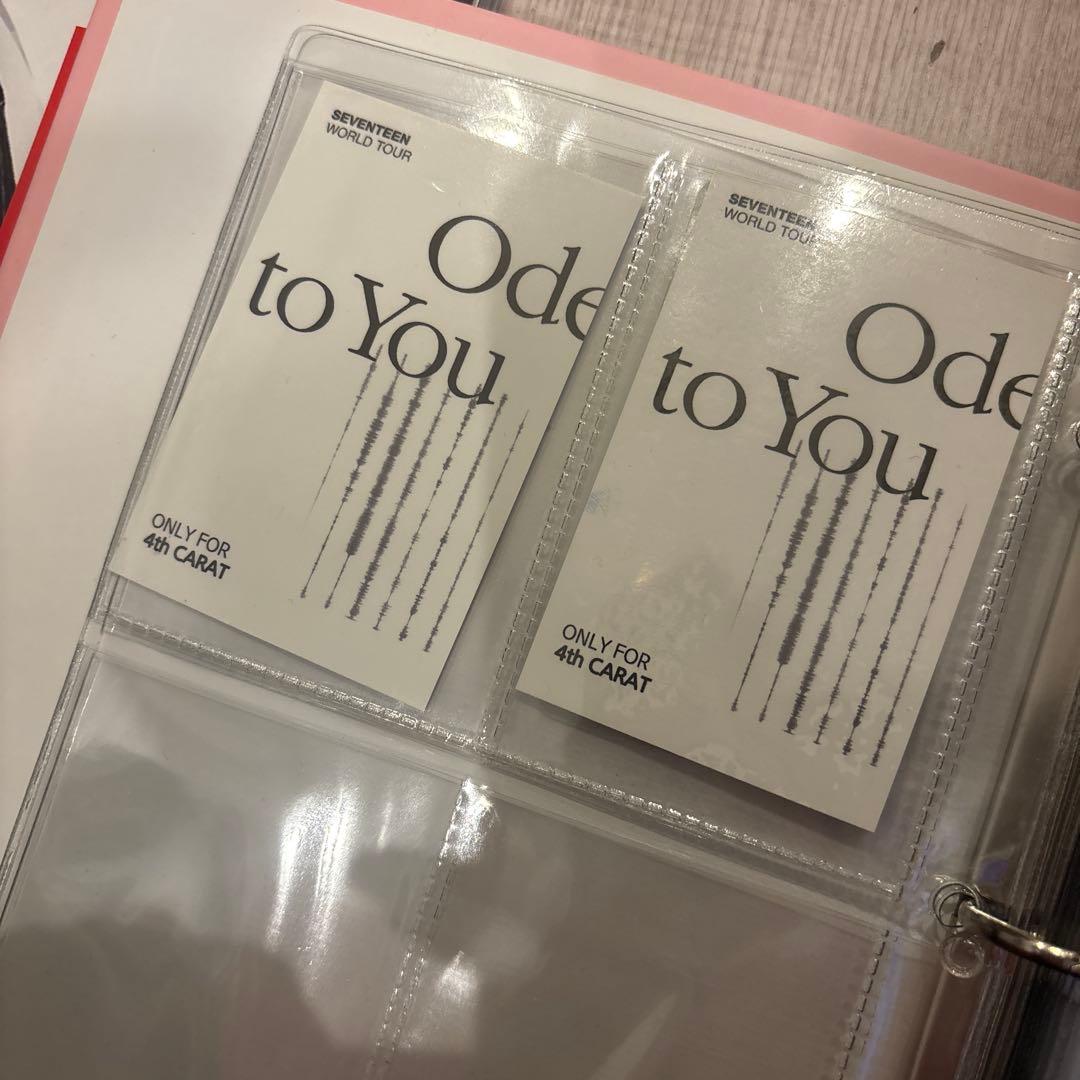 Ode to You 4th CARAT限定タレントカード2枚セット